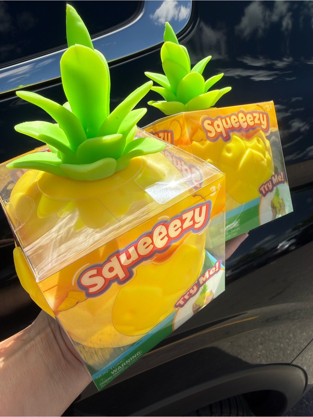 Toymendous Squeeezy Pineapple Squishy Toy Rare Viral Sensory Fidget. New